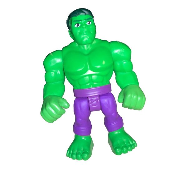 Hasbro Heroes MARVEL Super Hero Adventures HULK Action Figure 2018 - Picture 2 of 12